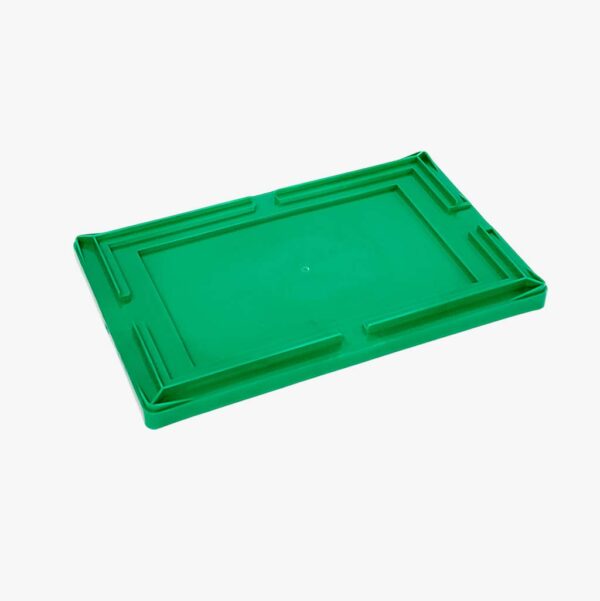 Cajas plasticas con tapa Atomplast tapa verde
