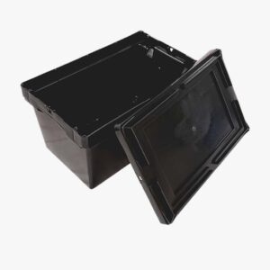 Cajas plastico con tapa para droguerias Atomplast