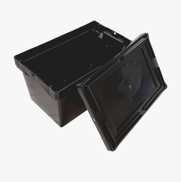 Cajas plastico con tapa para droguerias Atomplast