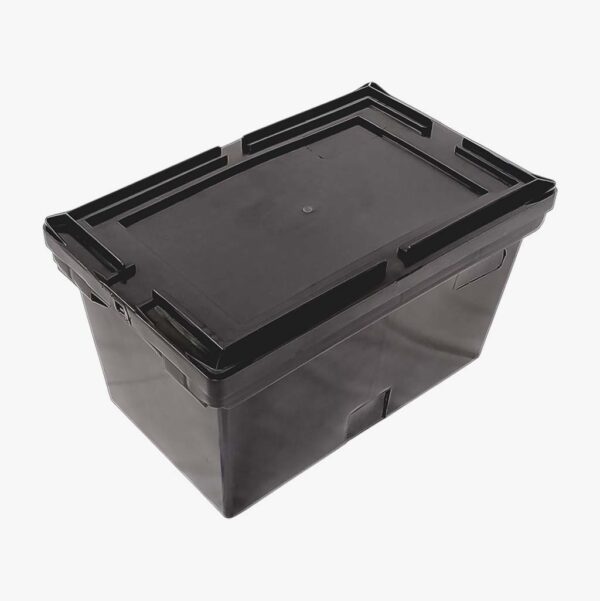 Cajas plastico con tapa para droguerias industriales