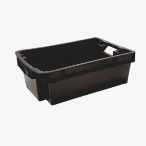 Cajones de plastico apilables cerrados