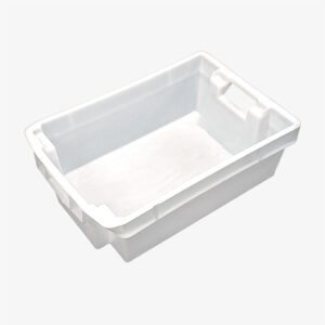 Cajones de plastico apilables cerrados color blanco Atomplast