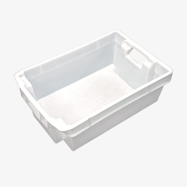 Cajones de plastico apilables cerrados color blanco Atomplast